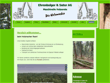 Tablet Screenshot of ehrenbolger-suter.ch